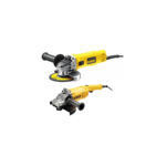 DWE4157 DeWALT 125 mm kampinis šlifuoklis + DWE490 2000W - 230 mm kampinis šlifuoklis