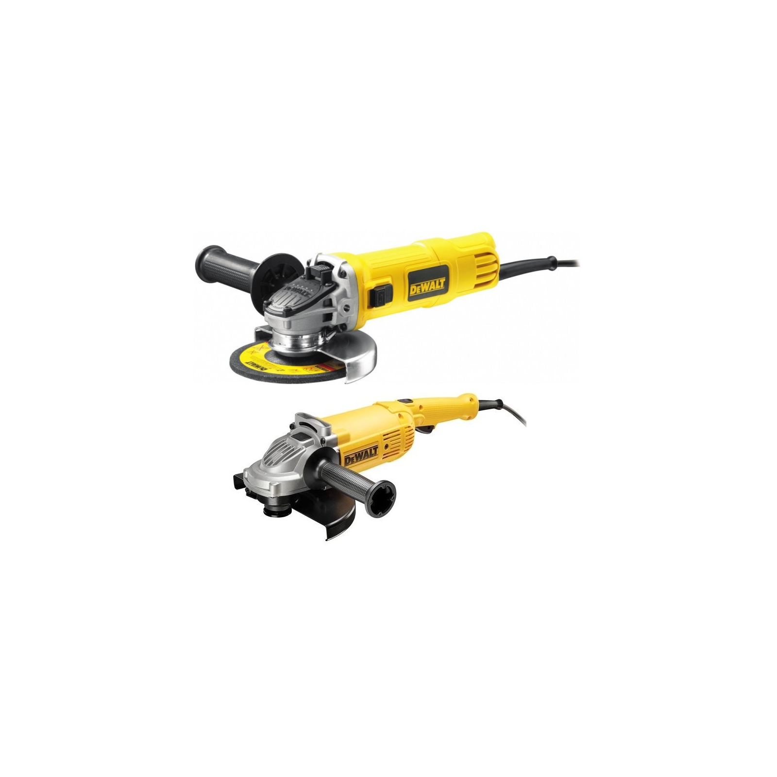 dwe4157-dewalt-125-mm-kampinis-slifuoklis-dwe490-2000w-230-mm-kampinis-slifuoklis DWE4157 DeWALT 125 mm kampinis šlifuoklis + DWE490 2000W - 230 mm kampinis šlifuoklis - Image 1