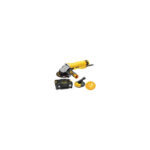 DWE4217KT DeWALT 125 mm kampinis šlifuoklis