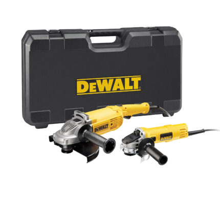 DWE494TWIN DeWALT kampinių šlifuoklių rinkinys (125+230 mm)