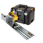 DWS520KTR DeWALT 55 mm diskinis pjūklas su 1,5 m liniuote