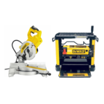 DWS777 DeWALT 216 mm skersavimo pjūklas + DW733 reismusinės obliavimo staklės (Type 11)