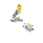 DWS777 DeWALT 216 mm skersinio pjovimo staklės + D23700 DeWALT 86 mm diskinis pjūklas