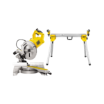 DWS778 DeWALT skersinio pjovimo staklės + DE7033 kompaktiškas stalas