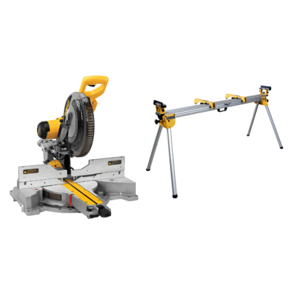 DWS780XPS DeWALT 305 mm slankus skersinis pjūklas + DE7023 stalas