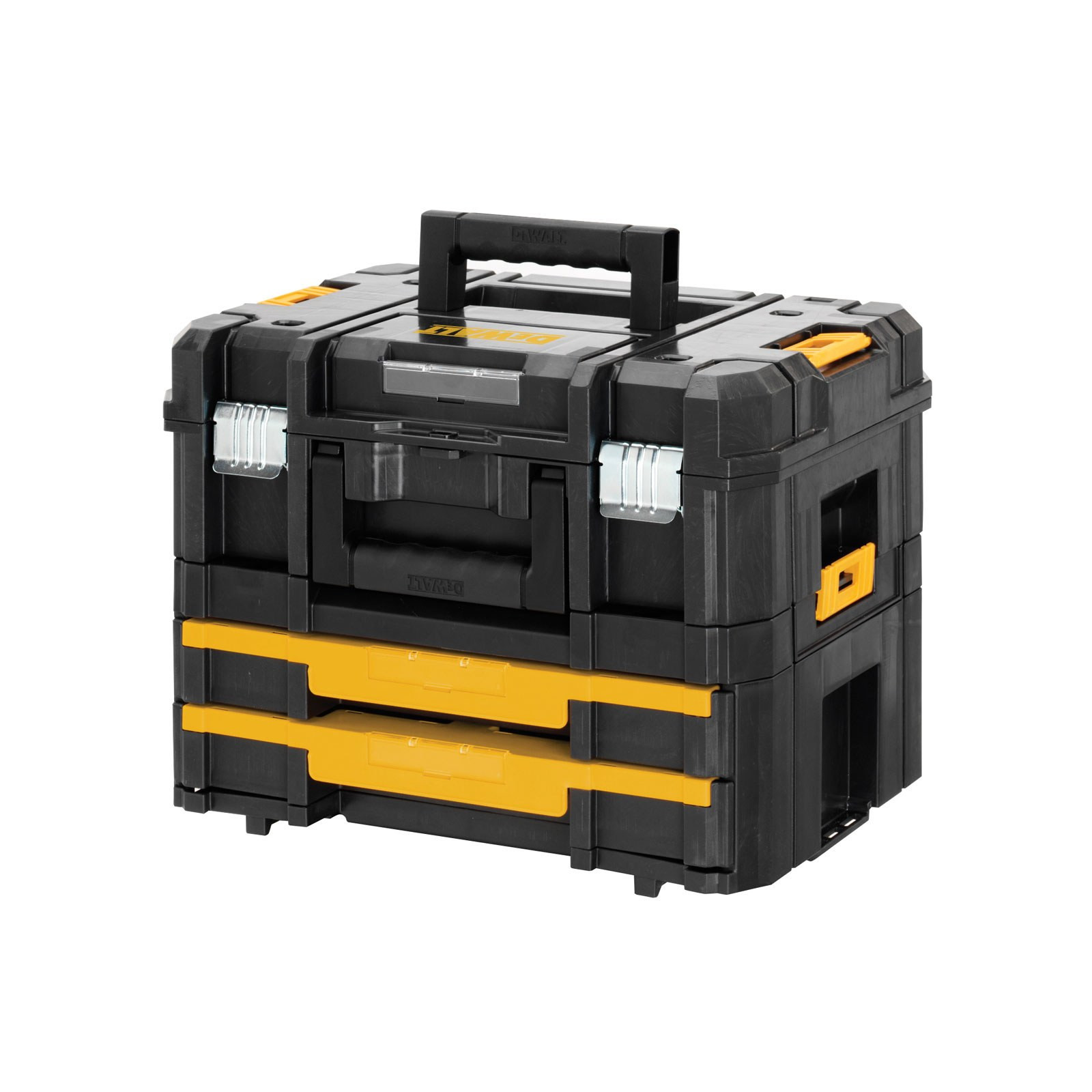 dwst1-70702-dewalt-tstak-combo-ii-iv-didele-irankiu-deze DWST1-70702 DeWALT TSTAK Combo II + IV didelė įrankių dėžė - Image 1