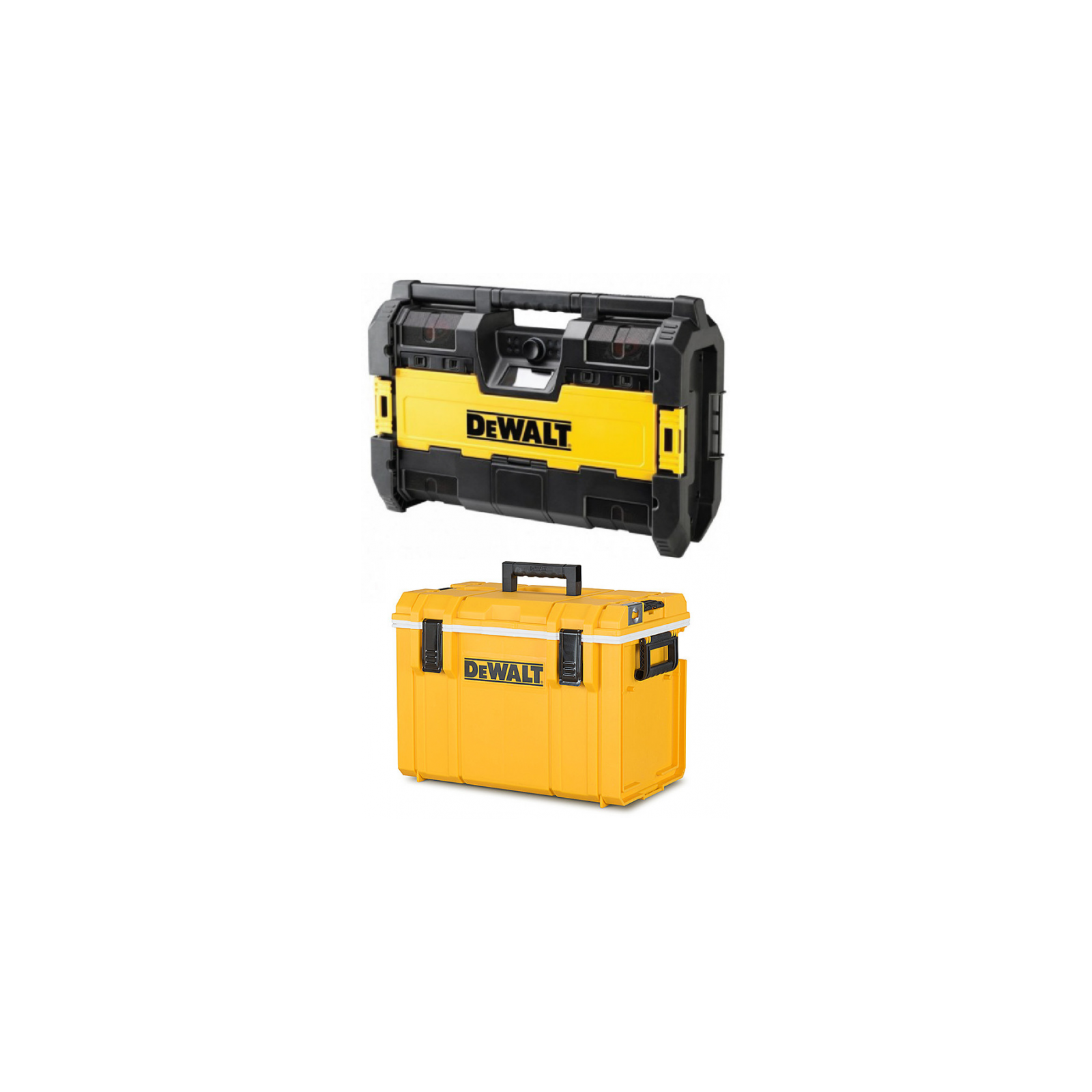 dwst1-75663-dewalt-toughsystem-radijas-dwst1-81333-toughsystem-saltdeze DWST1-75663 DeWALT TOUGHSYSTEM radijas + DWST1-81333 ToughSystem šaltdėžė - Image 1