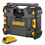 DWST1-81078 DeWALT TSTAK radijo imtuvas + DCB183 2.0 Ah baterija
