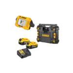 DWST1-81079 DeWALT TSTAK radijo imtuvas + DCL077 DeWALT 12/18V prožektorius (2x5.0 Ah)