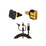 DXMA141-9009-DWG DeWALT auto įkroviklis + DXMA204-0435-DWG DeWALT magnetinis laikiklis + DXMA131-1356-DWG DeWALT kabelis