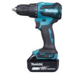 Akumuliatorinis bešepetėlinis smūginis suktuvas-gręžtuvas su 2x5.0Ah baterijomis 65Nm 18V MAKITA  DHP490RTJ - Image 3