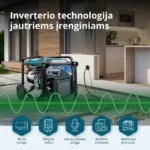 Inverterinis dviejų degalų generatorius KS 6500iEG iš Könner & Söhnen - Image 3