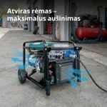 Inverterinis dviejų degalų generatorius KS 6500iEG iš Könner & Söhnen - Image 4
