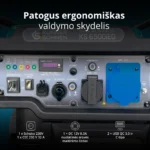 Inverterinis dviejų degalų generatorius KS 6500iEG iš Könner & Söhnen - Image 7