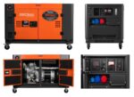 Dyzelinis generatorius KD3247 18kW, 230/400V, su AWR sistema, dengtu korpusu - Image 2