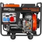 Dyzelinis elektros generatorius su elektriniu starteriu 6.5/7 kW, 230/400V Kraftdele KD3243