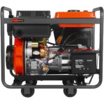 Dyzelinis elektros generatorius su elektriniu starteriu 6.5/7 kW, 230/400V Kraftdele KD3243 - Image 4