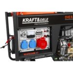 Dyzelinis elektros generatorius su elektriniu starteriu 6.5/7 kW, 230/400V Kraftdele KD3243 - Image 5