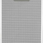 Aliuminio filtras gartraukioi 18x33x0.9cm AF-350RGBK HEINNER