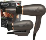 Camry | Hair Dryer | CR 2261 | 1400 W | Number of temperature settings 2 | Metallic Grey/Gold - Image 2