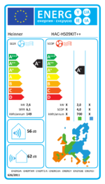 Oro kondicionierius OPAL, KIT 2.6kW/2.7kW HAC-HS09KIT++ HEINNER - Image 8