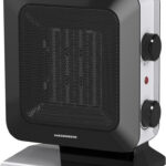Keraminis šildytuvas, termoventiliatorius 750/1400W HCH-L1400BK HEINNER