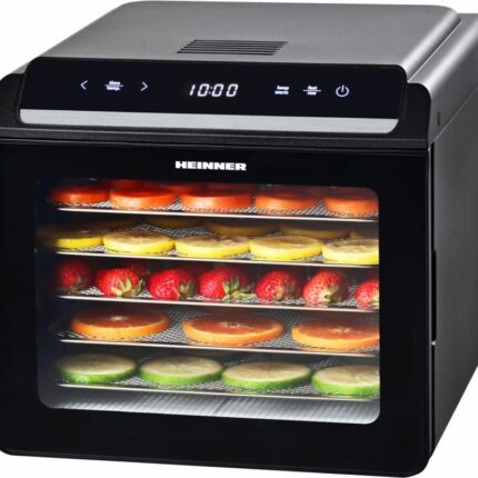 Vaisių ir daržovių džiovintuvas 500-600W HFD-KD600BK HEINNER