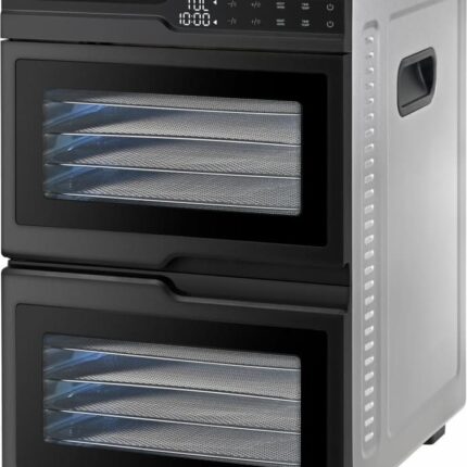 Vaisių ir daržovių džiovintuvas 1000-1200W HFD-KDDB1200BKSS HEINNER