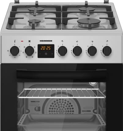 Kombinuota dujinė viryklė HFSC-S65MIXFD-SL HEINNER