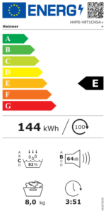 Džiovyklė HHPD-V8T1CHSA++ HEINNER - Image 2