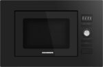 Įmontuojama mikrobangų krosnelė 800W, 20L HMW-MDBI20GDBK HEINNER