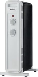 Tepalinis radiatorius 800/1200/2000W HOH-M09WH-BK HEINNER - Image 2