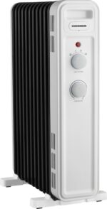 Tepalinis radiatorius 1000/1500/2500W HOH-M13WH-BK HEINNER - Image 3