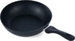 WOK aliuminio keptuvė, nelimpančia danga 30x8cm HR-BET-ROCA30W HEINNER