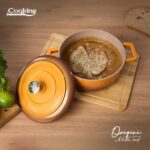 Puodas aliuminio su keramikos danga 3.9L 24x12cm HR-BJK-C24 HEINNER - Image 5
