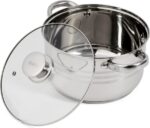 Puodas nerūdijančio plieno su teflono danga 4.5L 22x12.5cm HR-HJ-045 HEINNER - Image 2