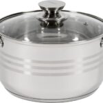 Puodas nerūdijančio plieno su teflono danga 4.5L 22x12.5cm HR-HJ-045 HEINNER