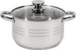 Puodas nerūdijančio plieno su teflono danga 4.5L 22x12.5cm HR-HJ-045 HEINNER