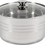 Puodas nerūdijančio plieno su teflono danga 7L 26x14.5cm HR-HJ-07 HEINNER