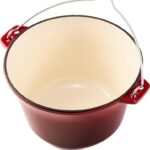 Puodas be dangčio emaliuotas ketaus 3L 22x13cm HR-HYCC-22P HEINNER