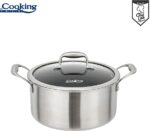 Puodas nerūdijančio plieno su keramikos danga 2.8L 20x10cm HR-MRK-20 HEINNER