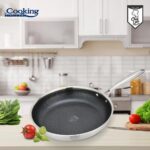 Keptuvė nerūdijančio plieno su keramikos danga 20x4cm HR-MRK-20T HEINNER - Image 4
