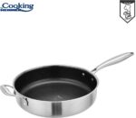 Keptuvė su dangčiu nerūdijančio plieno su keramikos danga 24x6.5cm HR-MRK-26C HEINNER - Image 4