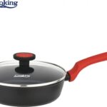 Keptuvė su dangčiu aliuminio su nelimpančia danga 28x7cm HR-MRK-AC28 HEINNER