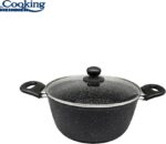 Puodas su dangčiu aliuminio su keramikos danga 2.8L 22x9cm HR-NL-22S HEINNER - Image 2