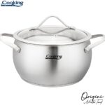 Puodas nerūdijančio plieno su teflono danga 2.5L 18x10cm HR-RW-T025 HEINNER