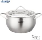 Puodas nerūdijančio plieno su teflono danga 3.3L 20x11cm HR-RW-T033 HEINNER