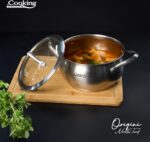 Puodas nerūdijančio plieno su teflono danga 3.3L 20x11cm HR-RW-T033 HEINNER - Image 3