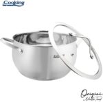 Puodas nerūdijančio plieno su teflono danga 4.3L 22x11.5cm HR-RW-T043 HEINNER - Image 2
