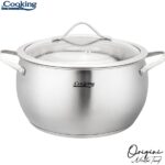 Puodas nerūdijančio plieno su teflono danga 6L 24x13.5cm HR-RW-T06 HEINNER